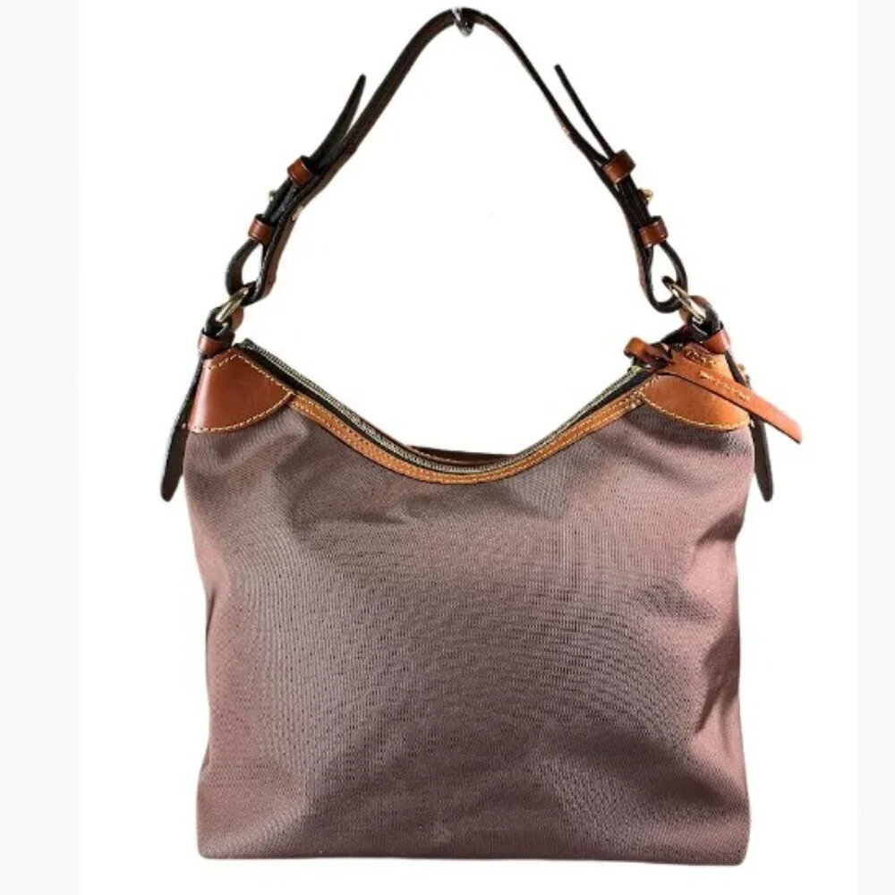 Dooney & Bourke Erika Nylon Hobo Shoulder Bag EUC - Picture 5 of 10